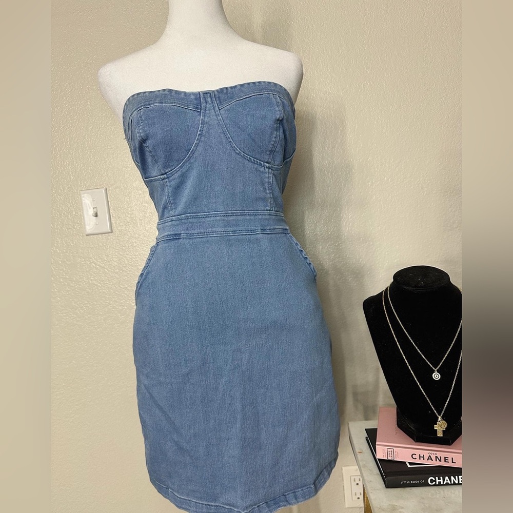 JEAN TUBE DRESS